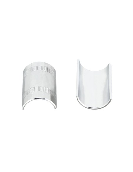 Handlebar Shim Alloy 22.2mm To 25.4mm Silver.